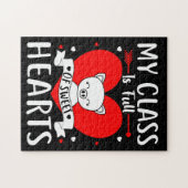Puzzle Ma Classe Est Pleine De Coeurs Sucrés Valentine (Horizontal)