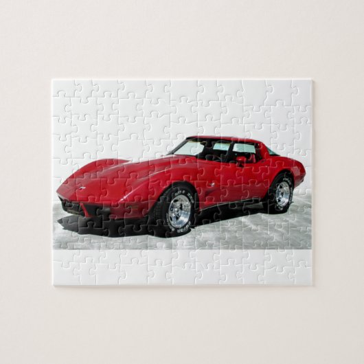 Puzzle Ma Corvette rouge de 1979 (Horizontal)