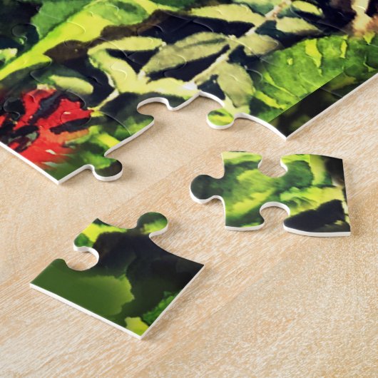 Puzzle Macao bleu et jaune (Côté)