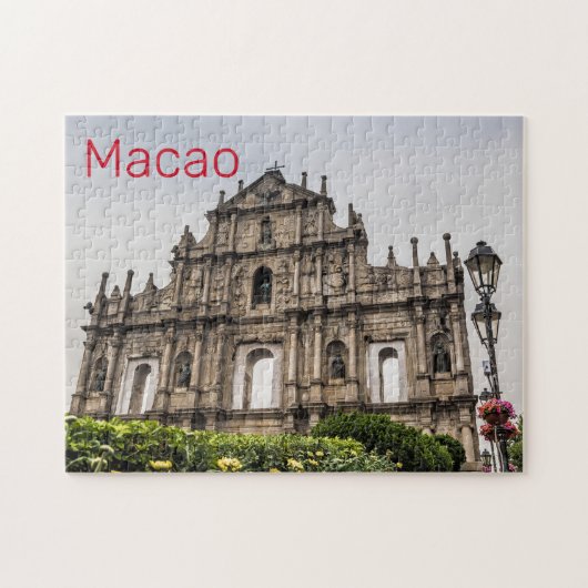 Puzzle Macao Ruin de l'Eglise St Paul's Souvenir de Chine (Horizontal)