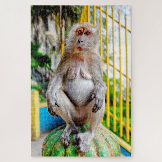 Puzzle Macaque crabier (Vertical)