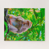 Puzzle Macaques à long queue balinaise. (Horizontal)