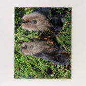 Puzzle Macaques à long queue balinaise. (Vertical)