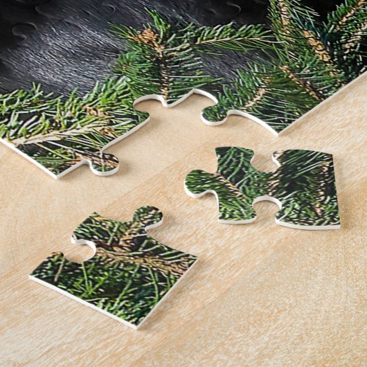 Puzzle Macaques à long queue balinaise. (Côté)