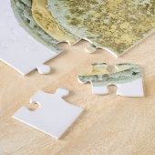 Puzzle Macarons colorés : Doux Motif en chute. (Côté)