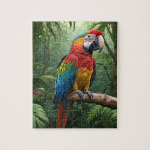Puzzle Macaw Parrot