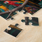 Puzzle Macaws vibrants de la jungle tropicale (Côté)