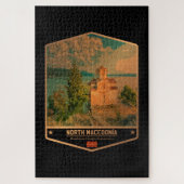 Puzzle Macédoine du Nord (Vertical)