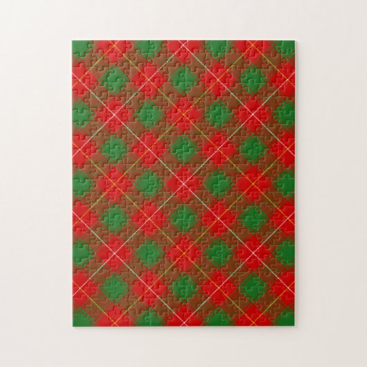 Puzzle Macfie McPhee Tartan Plaid Motif (Vertical)