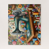 Puzzle Machine à coudre vintage (Vertical)