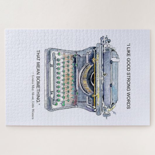 Puzzle Machine à écrire vintage (Horizontal)