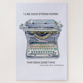 Puzzle Machine à écrire vintage (Vertical)