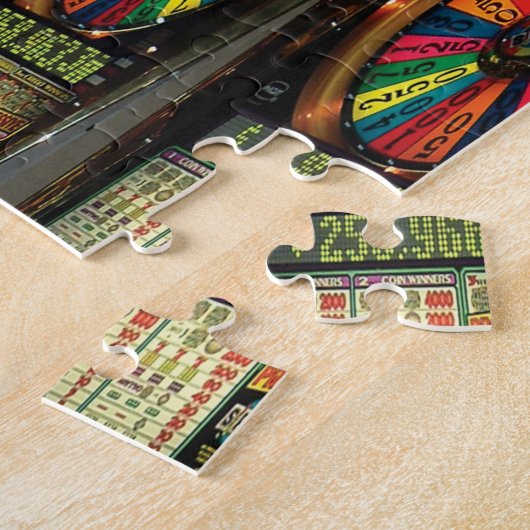 Puzzle Machine à sous de Vegas de Noël (Côté)