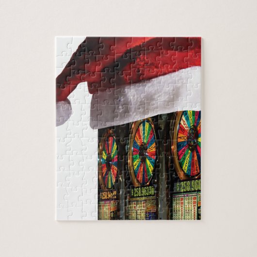 Puzzle Machine à sous de Vegas de Noël (Vertical)