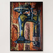 Puzzle Machine bleue de Nostalgie (Vertical)