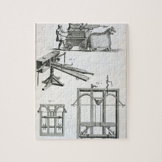 Puzzle Machines ballistiques romaines, du 'Encyclopedie (Vertical)