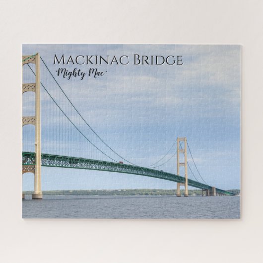 Puzzle Mackinac Bridge MI, le puissant Mac (Horizontal)