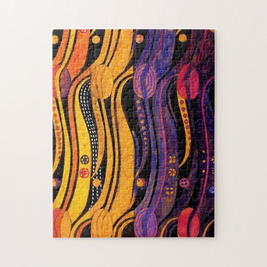 Puzzle Mackintosh : Conception de tulipes (Vertical)