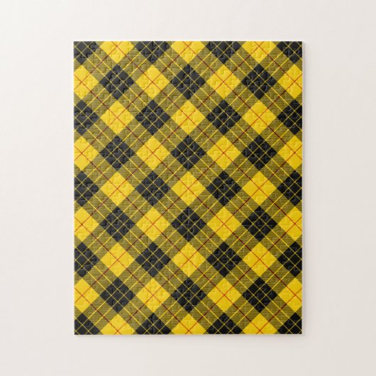 Puzzle MacLeod Tartan Plaid Motif (Vertical)