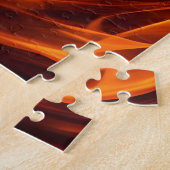 Puzzle Macro de flamme de feu dans la cheminée (Côté)