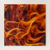 Puzzle macro Flamme d'incendie (Horizontal)