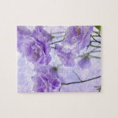 Puzzle Macro Fleurs Campanella Violet (Horizontal)