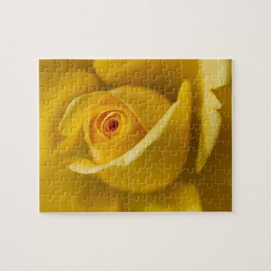 Puzzle Macro rose jaune (Horizontal)