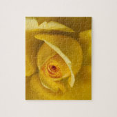Puzzle Macro rose jaune (Vertical)