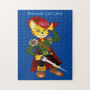 Puzzle Madame Cat Lady 2024 pour le président Thunder_Cov