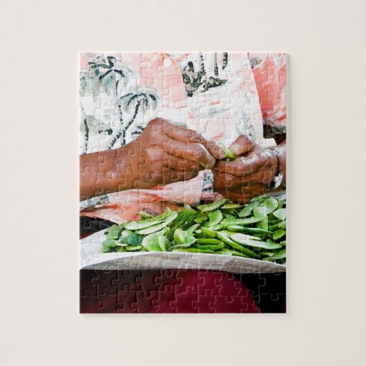 Puzzle Madame de haricot beurre (Vertical)