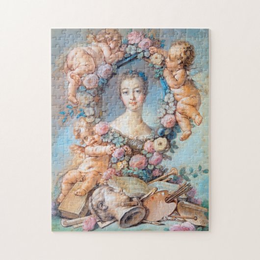 Puzzle Madame de Pompadour François Boucher Rococo (Vertical)