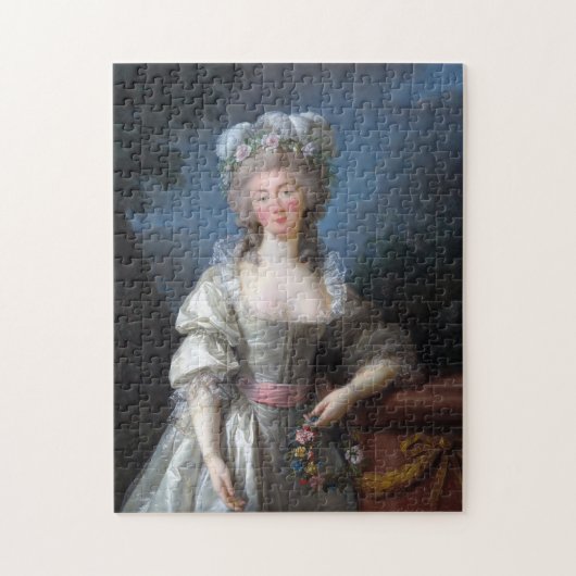 Puzzle Madame du Barry 1782 par Elisabeth Brun (Vertical)