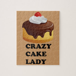 Puzzle Madame folle de gâteau