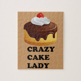Puzzle Madame folle de gâteau