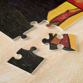 Puzzle Madame Ginoux avec des livres de Vincent van Gogh (Côté)