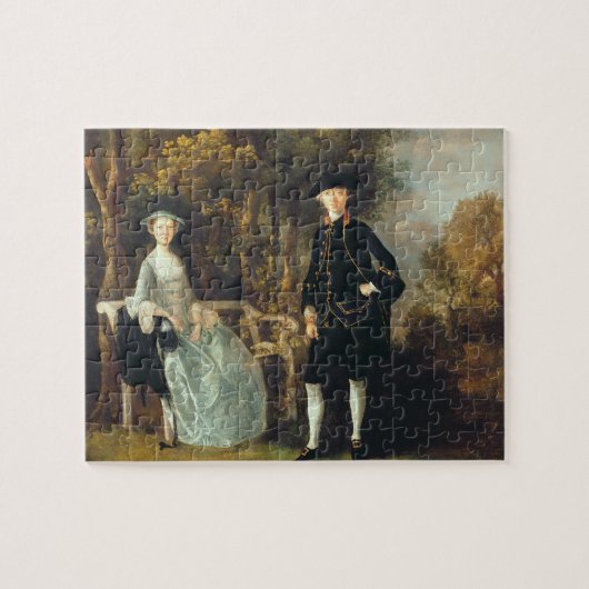 Puzzle Madame Lloyd et son fils de Thomas Gainsborough |, (Horizontal)