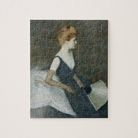 Puzzle Madame Marthe Le Tellier Sitting sur un sofa (Vertical)