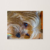 Puzzle Madame peinte Yorkshire Terrier (Horizontal)