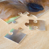 Puzzle Madame peinte Yorkshire Terrier (Côté)