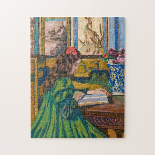 Puzzle Madeleine Reading | Armand Guillaumin (Vertical)