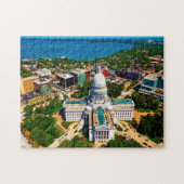 Puzzle Madison Wisconsin. (Horizontal)