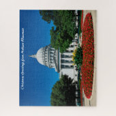 Puzzle Madison Wisconsin. voeux de Noël Jigsaw Puzz (Vertical)
