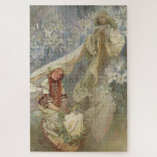 Puzzle Madone des Lys par Alphonse Mucha (Vertical)