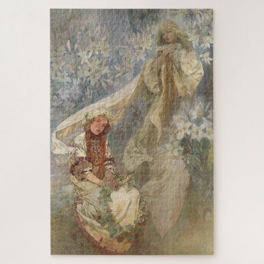 Puzzle Madonna des Lilies par Alphonse Mucha (Vertical)