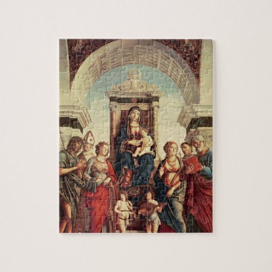 Puzzle Madonna et enfant avec des saints (Vertical)