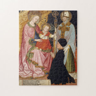 Puzzle Madonna et enfant avec le donateur