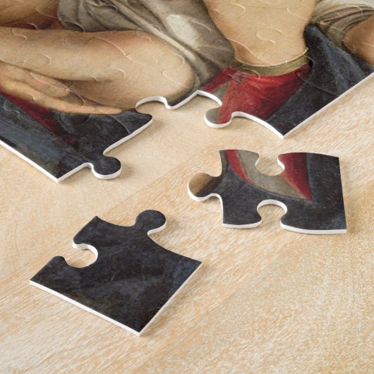 Puzzle Madonna et enfant (huile sur le panneau) 2 (Côté)