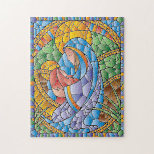 Puzzle Madonna et Jésus
