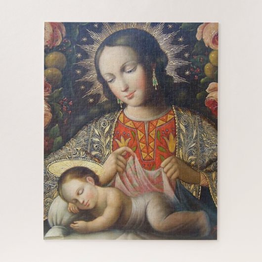 Puzzle Madonna et l'enfant (Vertical)