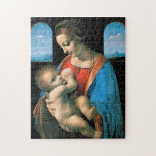 Puzzle Madonna Litta, Leonardo da Vinci, 1490-1491